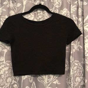 Black Crop Top
